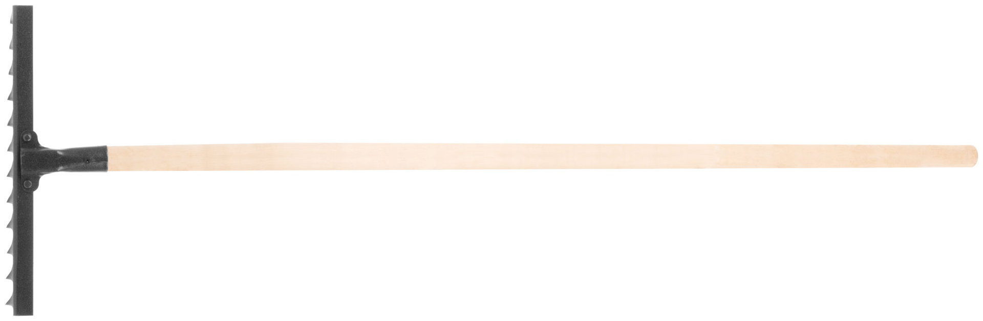 Грабли, витой зуб, 12 зубьев, с деревянным черенком (76964)