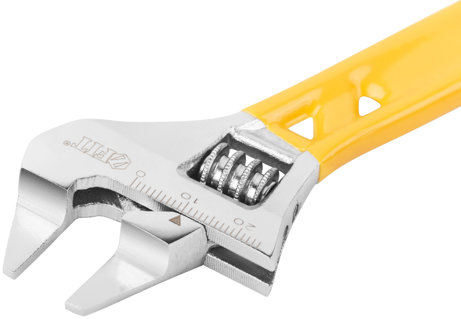 Ключ разводной Ультра, CrV, укороченный, обточен. узкие губки, шкала, экстра увелич.захват 120 мм ( 24 мм )