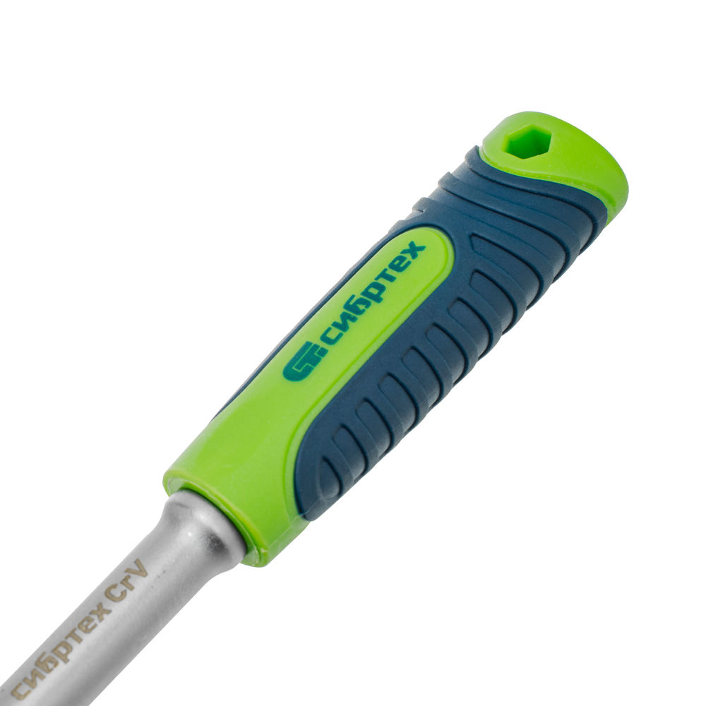 Ключ-трещотка 1/4, 72 зуба, поворотная голова, с быстрым сбросом Сибртех         