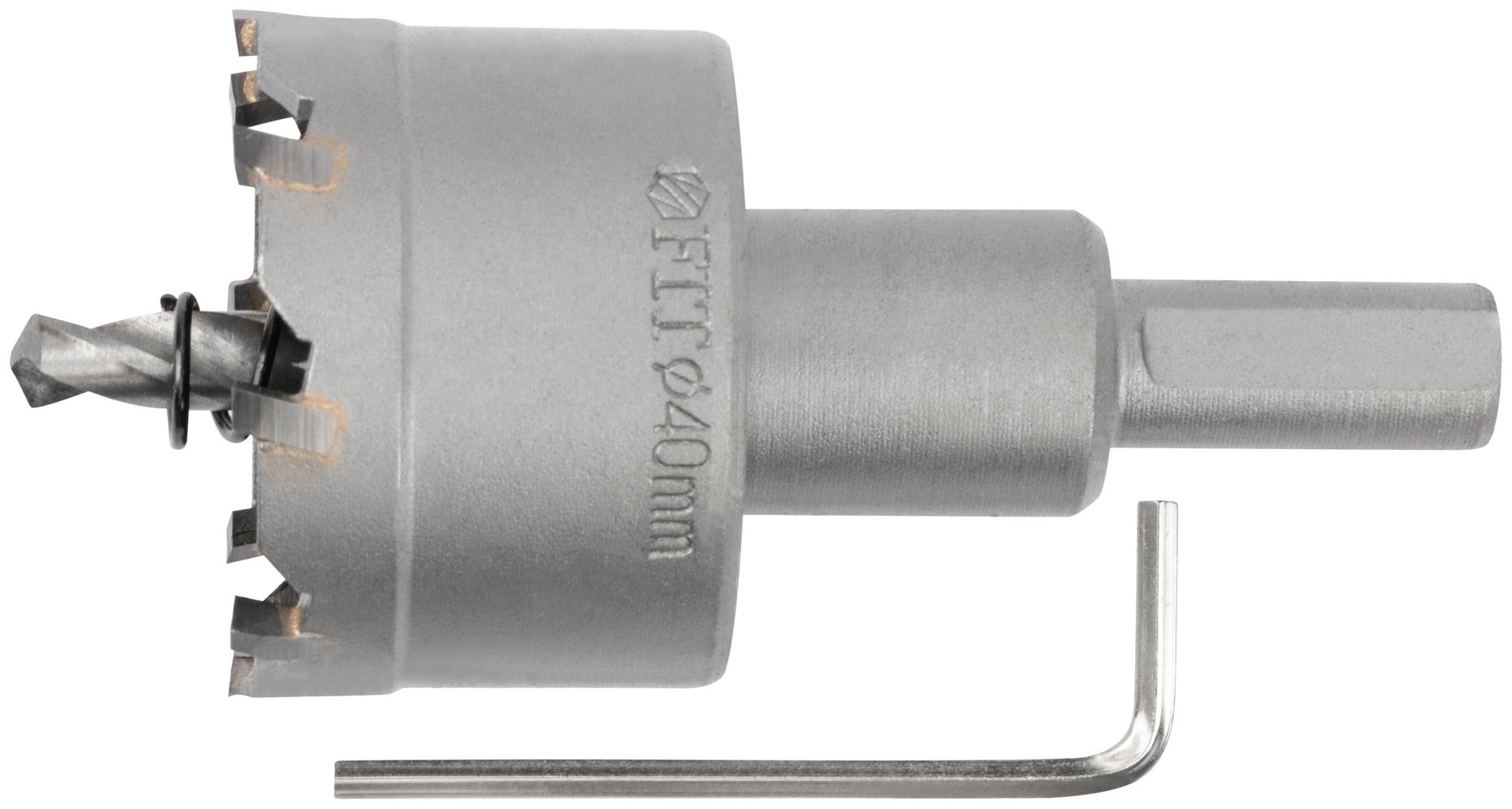 Коронка кольцевая с карбидными вставками Профи (для отверстий в нержавеющей стали) 40 мм (36840)