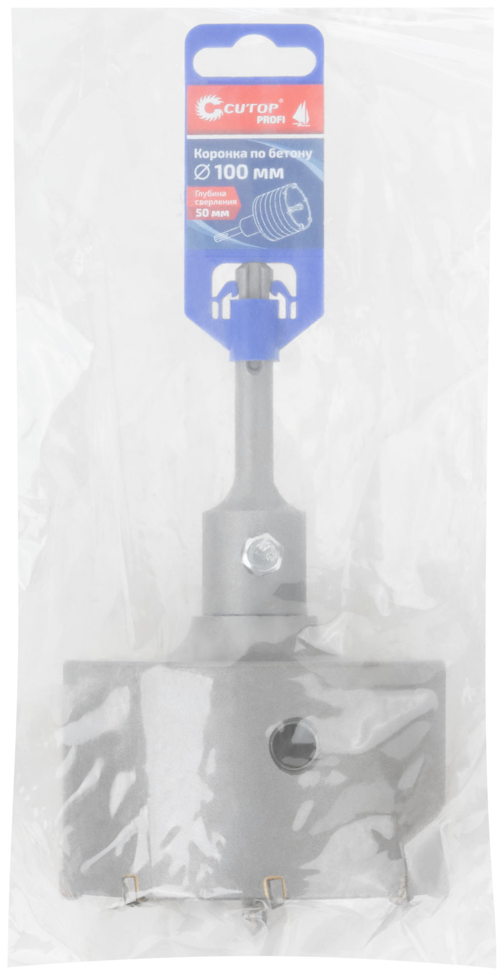 Коронка по бетону SDS Plus, 100 мм, Cutop Profi (43-881)