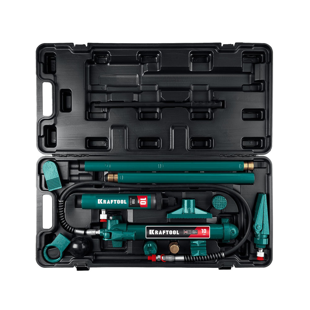 Набор для правки кузова 10 т, в пластиковом кейсе KRAFTOOL 43435-10