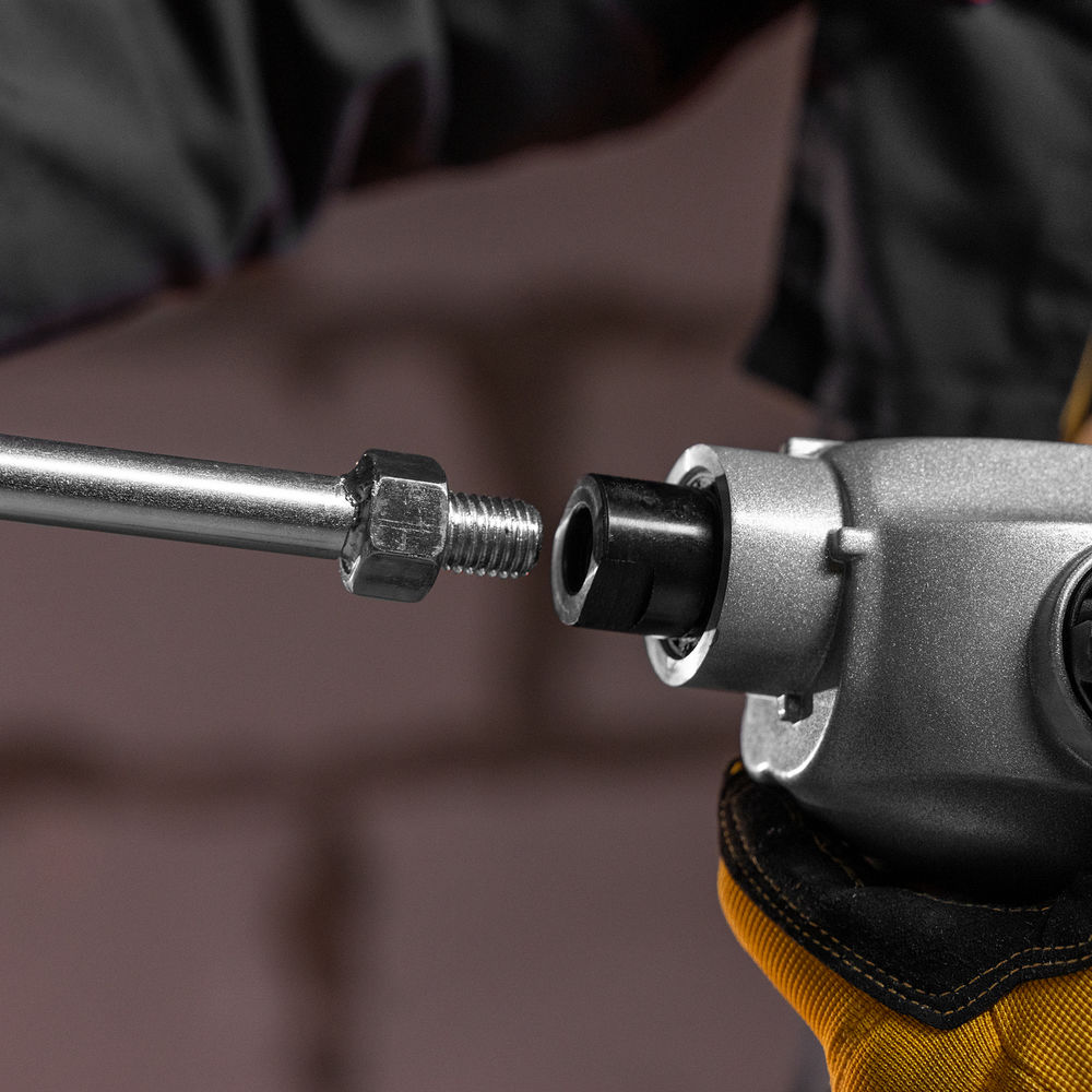 Миксер строительный EM-1-1600, 1600 Вт, 180-460/300-750 об/мин Denzel (27904)