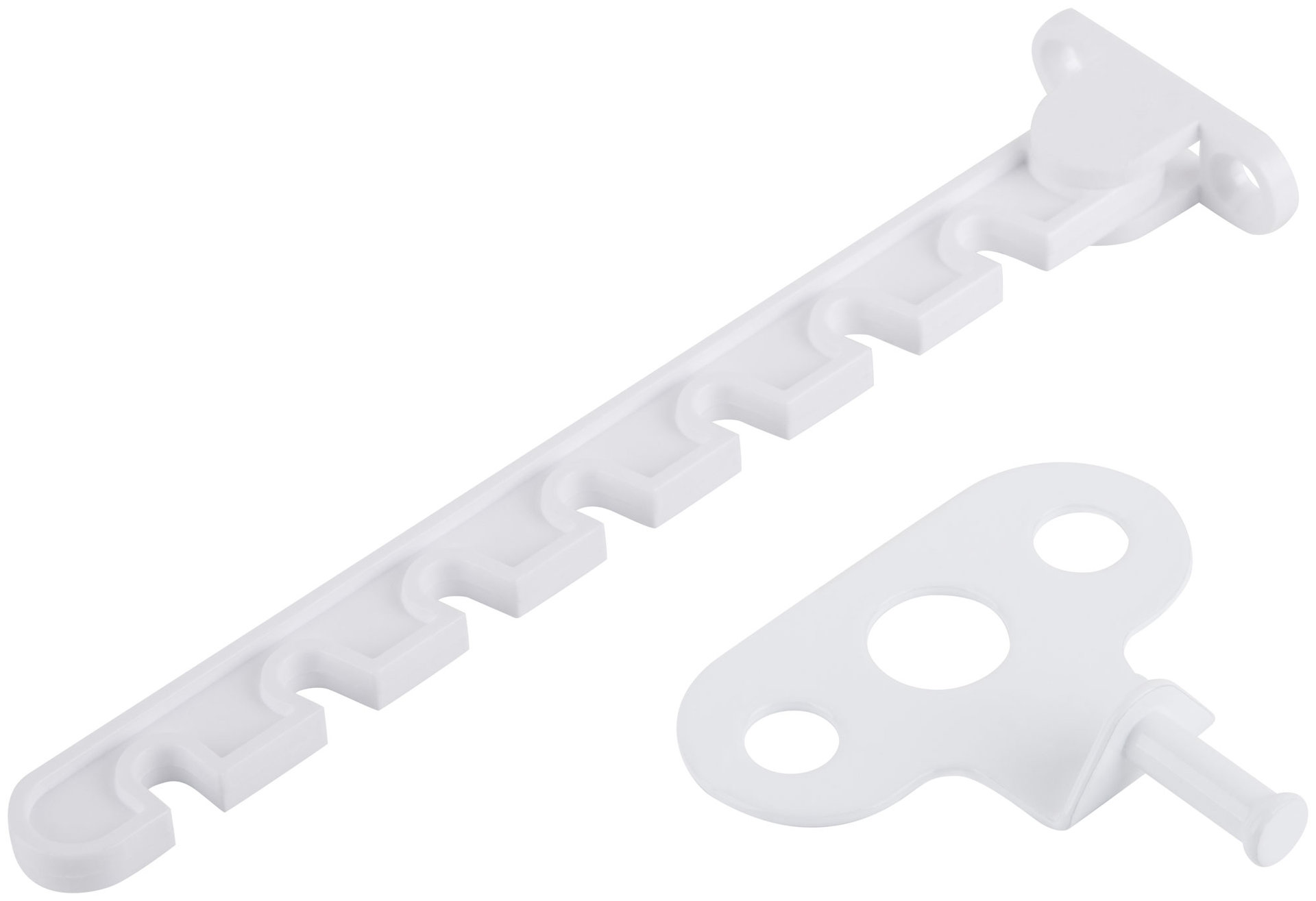 Ограничитель для открытия пластиковых окон 165 мм, белый (66822)