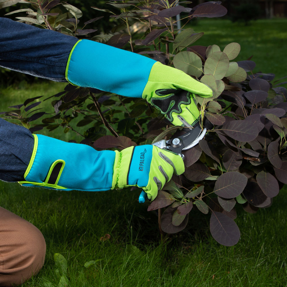 Перчатки садовые с удлиненной манжетой, размер 8, Luxe Palisad (67982)