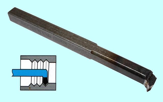 Резец Резьбовой 12х12х160 Р6М5К5 для внутренней резьбы левый DIN 283-60 CNIC