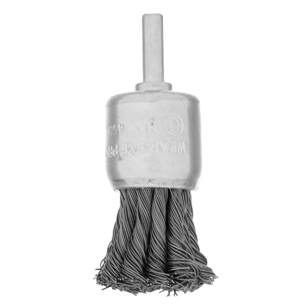 Щетка для дрели, 30 мм, чашка со шпилькой, крученая металлическая проволока Matrix (74466)