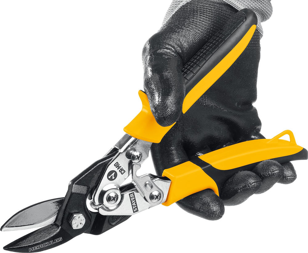 Ножницы по металлу левые Hercules, 250 мм STAYER Professional 2322_z01