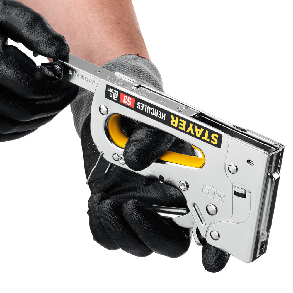 Степлер рессорный стальной Professional HERCULES-53 STAYER тип 53 (A/10/JT21) 23GA (6-14 мм)/13/300 31519  