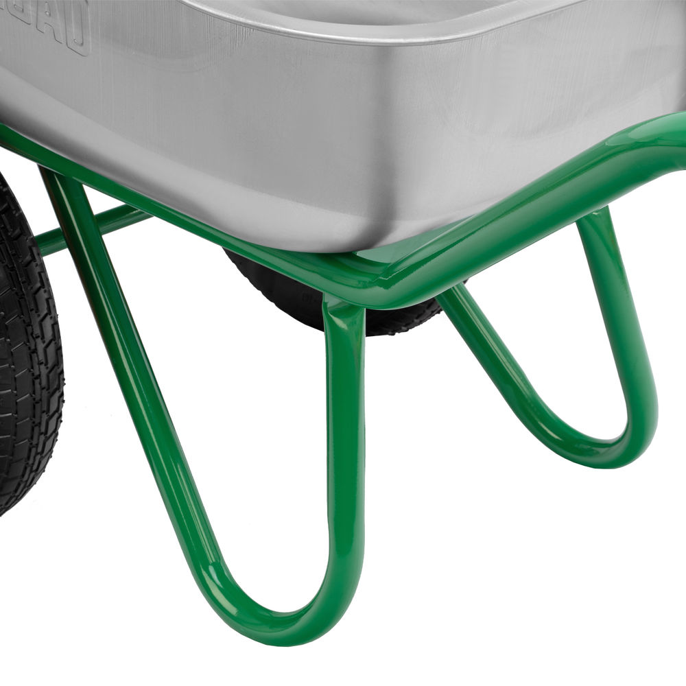 Тачка садово-строительная, 2-х колесная, усиленная, грузоподъемность 320 кг, объем 90 л Palisad (689233)