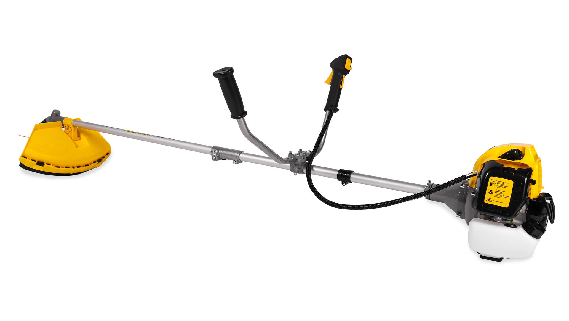 Триммер CHAMPION Т523 разъемн.прям. 1,4кВт 51,7см? 7,4кг HT21+40/255/25,4 U-ручка легк.старт