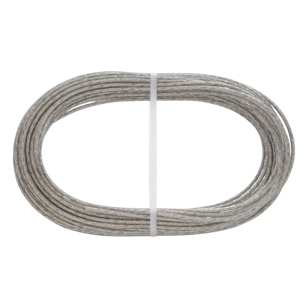 Трос металлополимерный прозрачный ПР-3.0, толщина 3.0 мм, моток 20 метров Сибртех (47629)