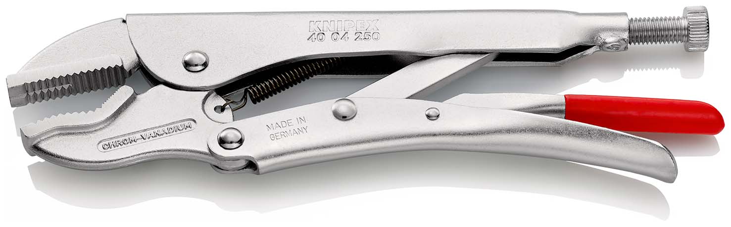 Зажим универсальный ручной, круг 35 мм, квадрат 30 мм, под ключ 32 мм, длина 250 мм (KN-4004250)