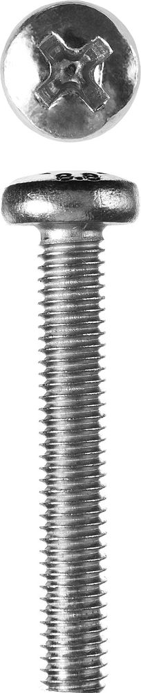 Винт с полусферической головкой M6?45 мм DIN 7985 кл. пр. 4.8 цинк 5 кг ЗУБР 303150-06-045