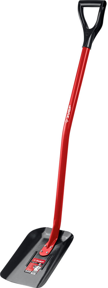 Лопата совковая МАСТЕР, 295 х 230 х 1200 мм, полотно 1.5 мм, закалено, стальной изогнутый черенок с рукояткой, тип ЛСП ЗУБР 39525