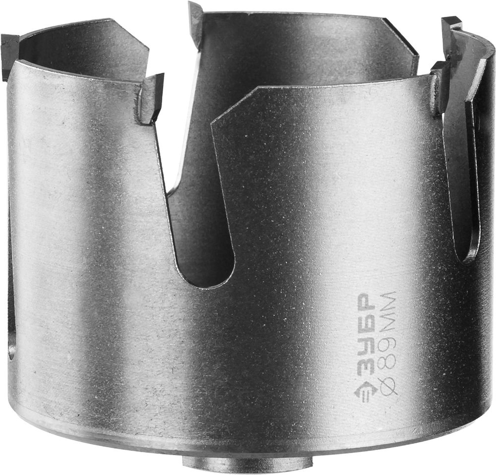 Коронка с твердосплавными резцами 89 мм ЗУБР Проуниверсал Профессионал 29514-89