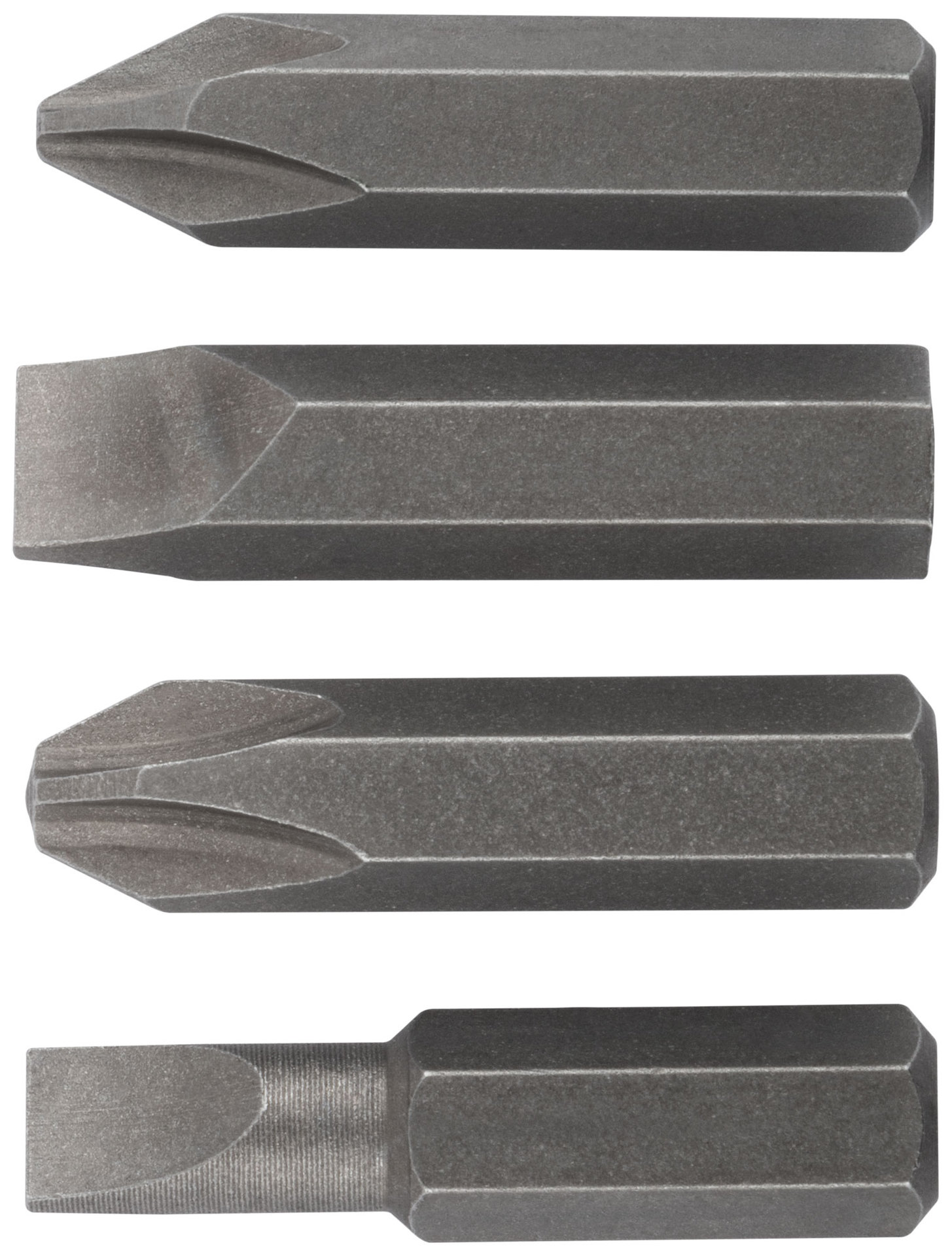 Биты для ударной отвертки CrV, набор 4 шт., 35 мм (56269)