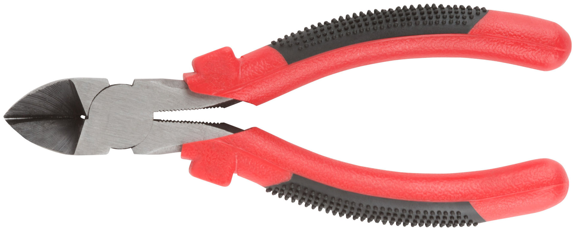 Бокорезы Стандарт, красно-черные пластиковые ручки, полированная сталь 165 мм