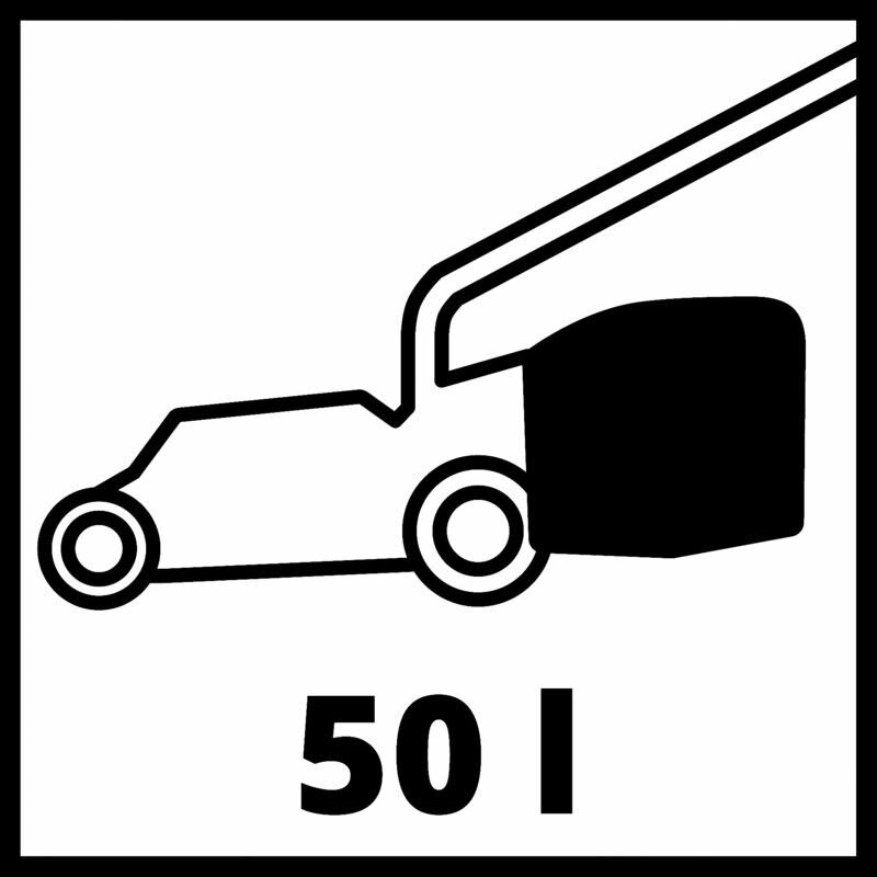 Газонокосилка электрическая Einhell GC-EM 1800/43,1800Вт,43см,20-65мм,6ступеней,50л (3400090)