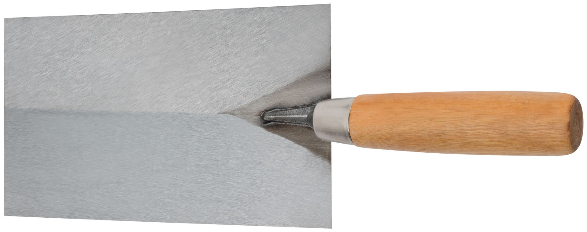 Кельма отделочная, инструментальная сталь, деревянная ручка 160 мм (04887М)