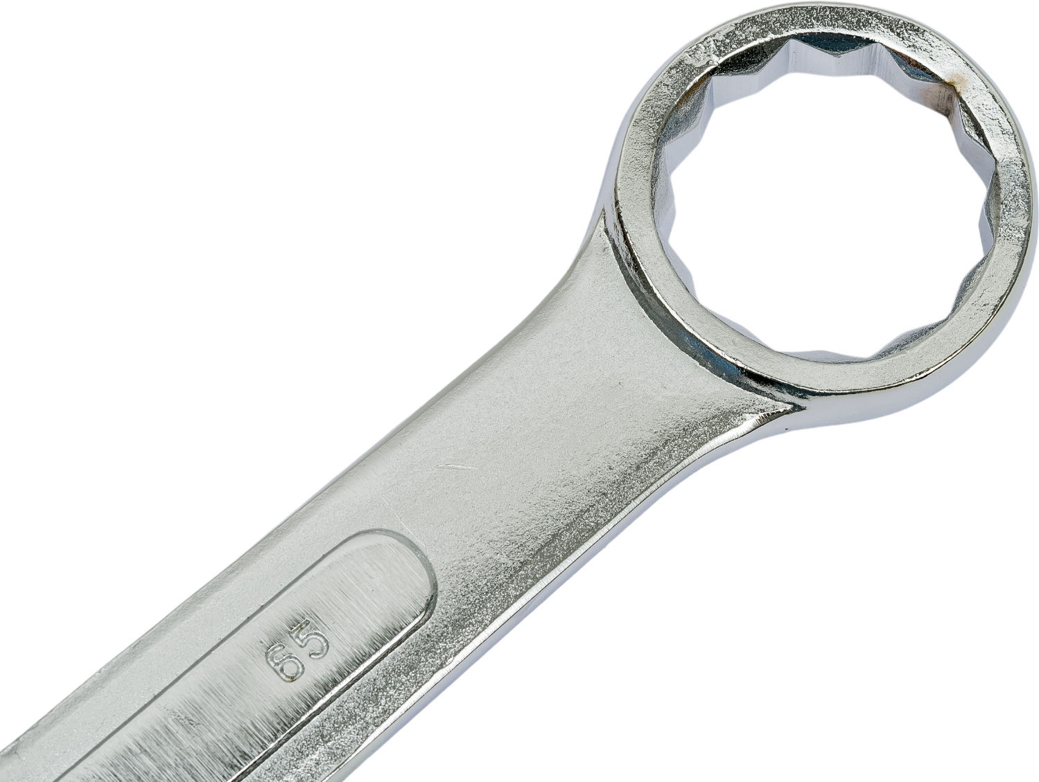 Ключ гаечный комбинированный 65х65 хромирование HORTZ