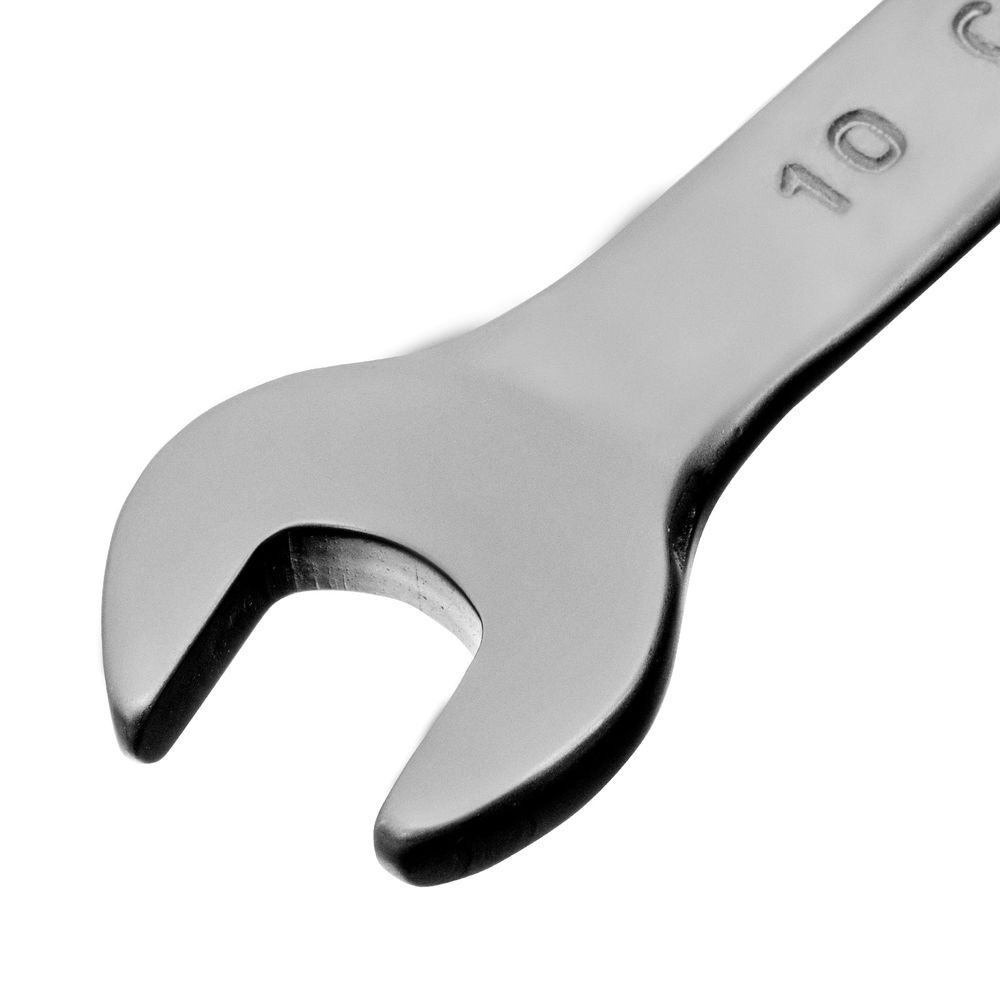 Ключ комбинированный, 10 мм, CrV, матовый хром Matrix