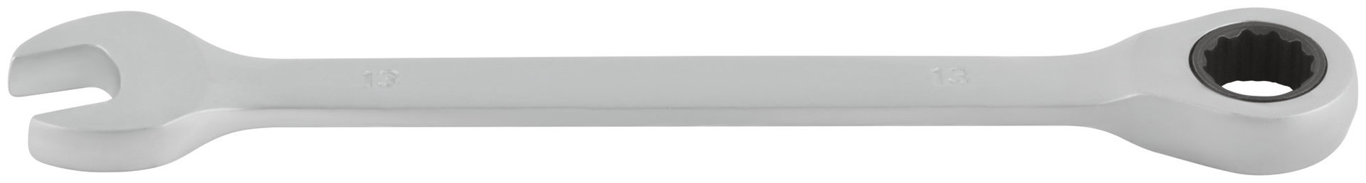 Ключ комбинированный трещоточный, CrV реверсивный механизм 13 мм (63463)