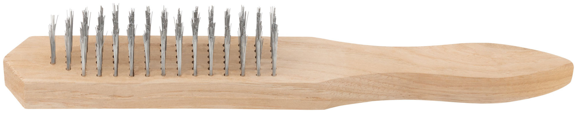 Корщетка ручная, деревянная рукоятка 280 мм, 6-ти рядная (38418М)