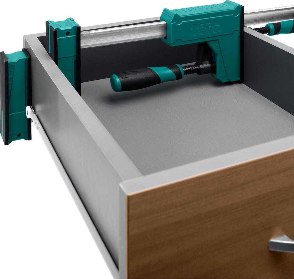 Корпусная струбцина Grand-600/750, 600/750 мм, сжатие/распор, 600 кгс, глубина зажима 95 мм KRAFTOOL 32240-60