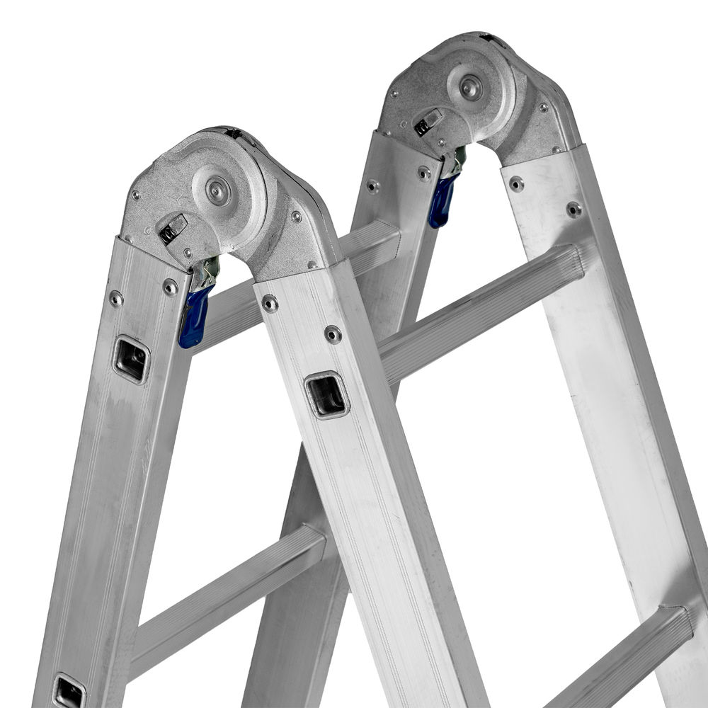 Лестница шарнирная алюминиевая, 4 х 4 ступени, Сибртех (97882)