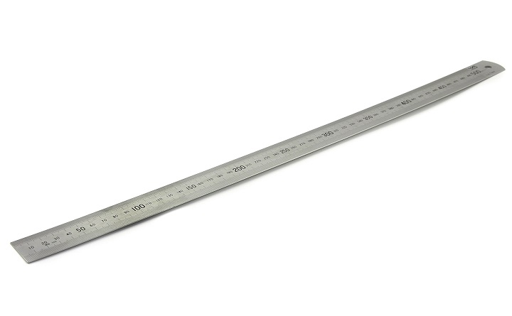 Линейка измерительная 150х19мм металлическая ЧИЗ
