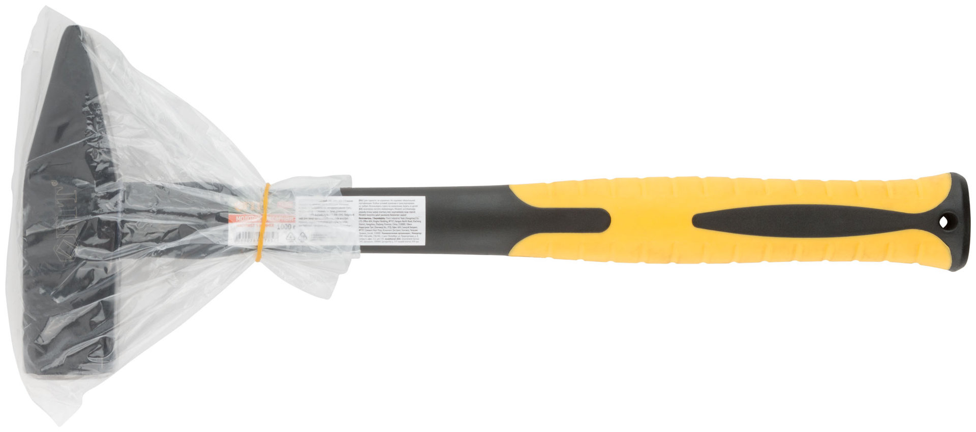 Молоток кованый, фиберглассовая усиленная ручка, Профи 1000 гр. (44328)