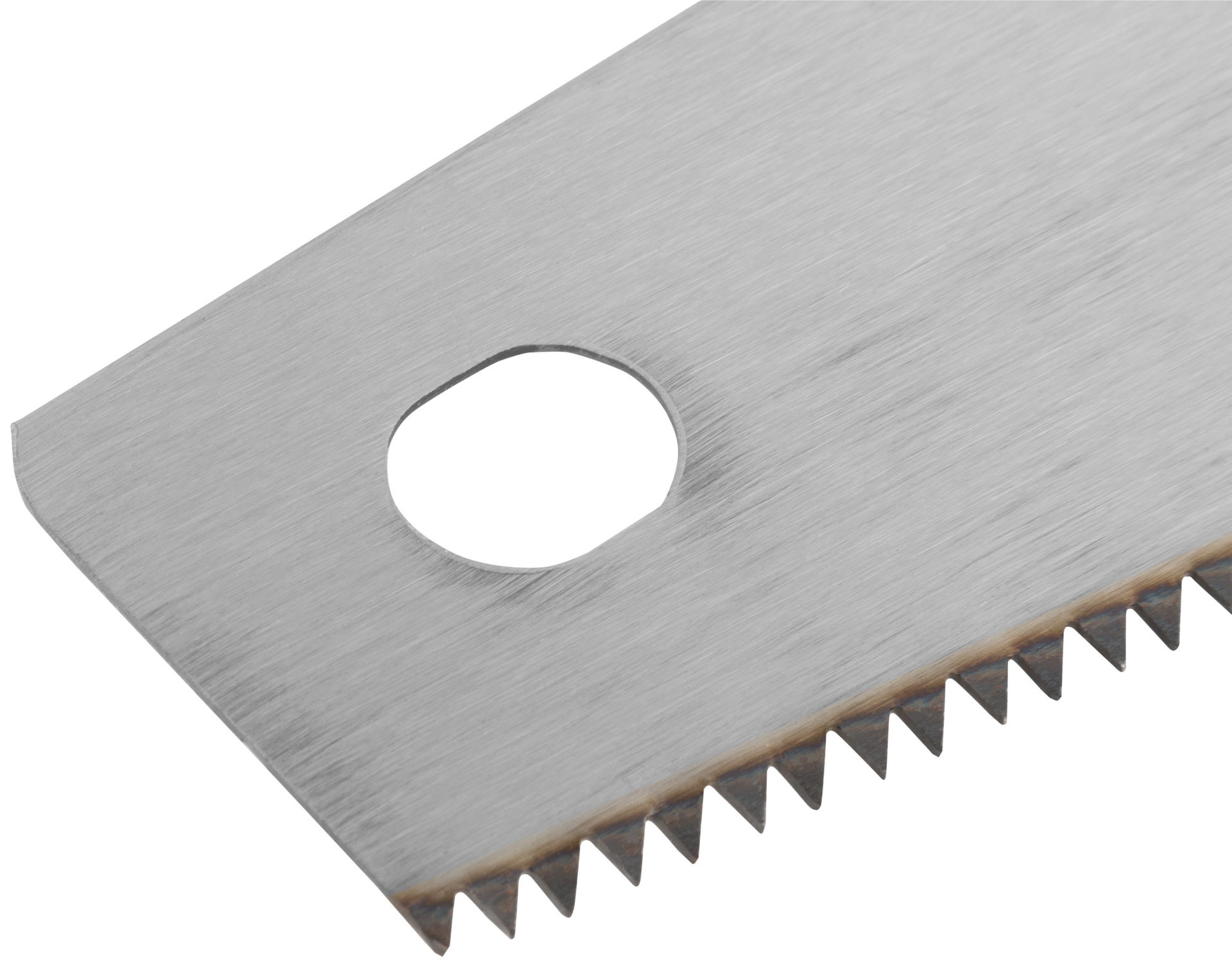 Ножовка по дереву, средний каленый зуб 7 ТPI, 2D заточка, пластиковая прорезиненная ручка 450 мм (40317)