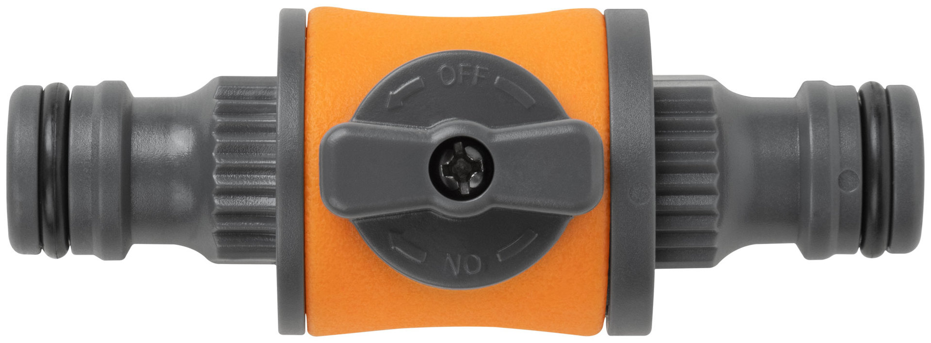 Переходник двухкомпонентный с запорным клапаном