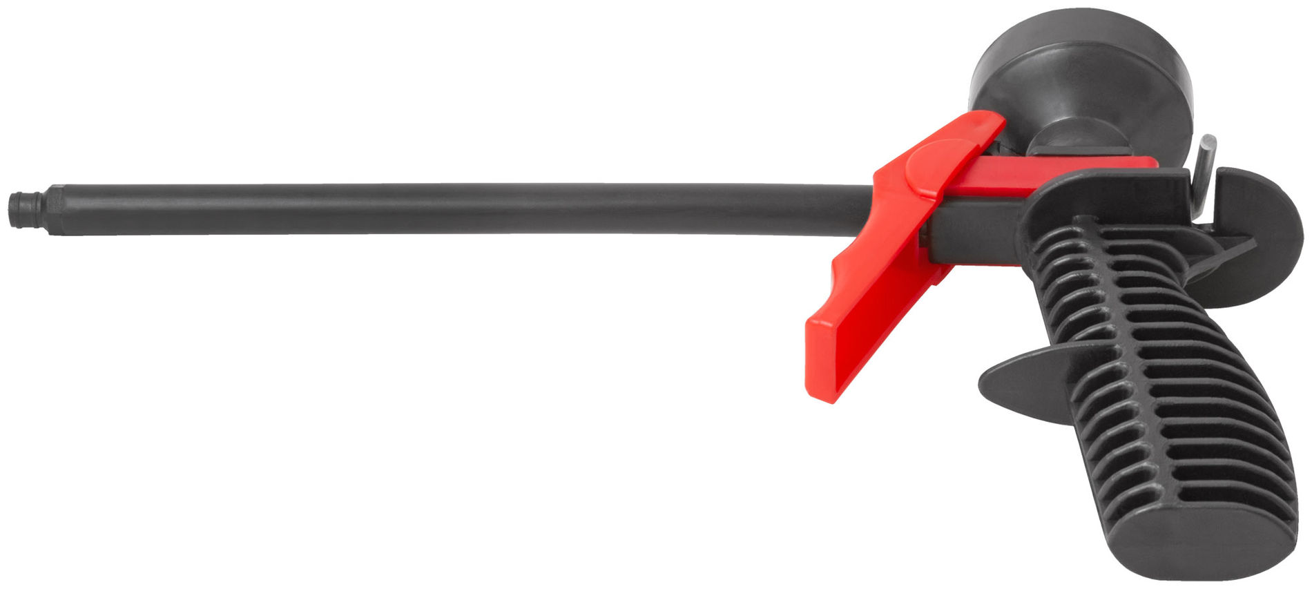 Пистолет для монтажной пены, пластиковый корпус, пластиковая трубка (14257)