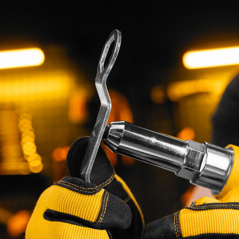 Пневматический заклепочник PR4, 2,4-4,8 мм Denzel (57479)