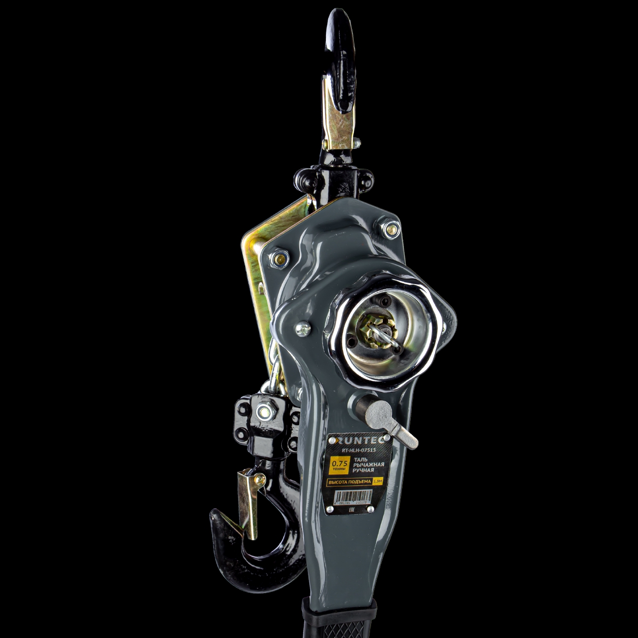 Таль рычажная ручная г/п 3 т, высота подъема 12 м RUNTEC RT-HLH-03012