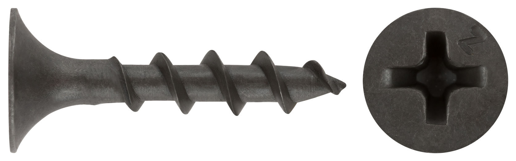 Саморезы черные по гипроку к дереву 3,5 х 19 (фасовка 34 шт ) (22019-2)