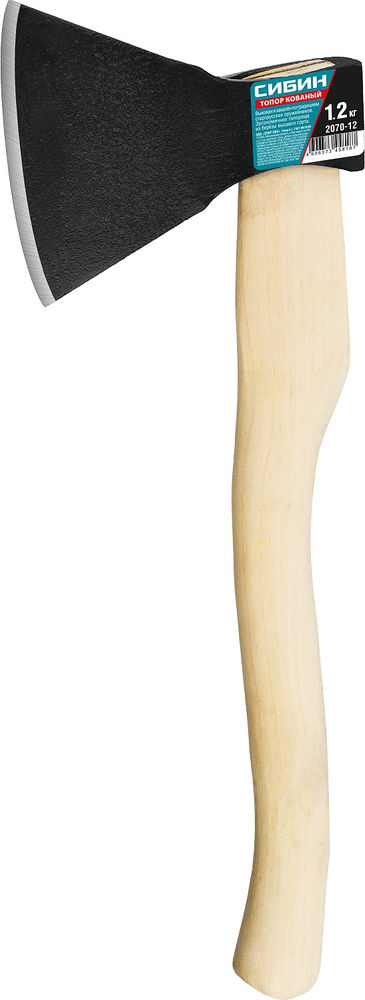 Кованый топор с округлым лезвием 1200/1550 г 500 мм СИБИН 2070-12