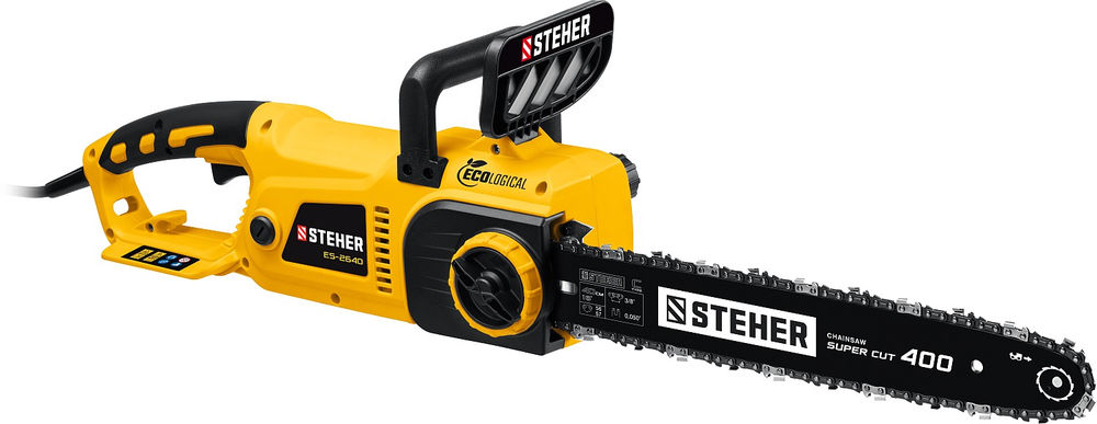 Пила цепная электрическая 2600 Вт, 40 см шина STEHER ES-2640