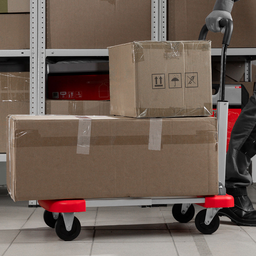 Тележка хозяйственная, телескопическая, грузоподъемность 150 кг Matrix