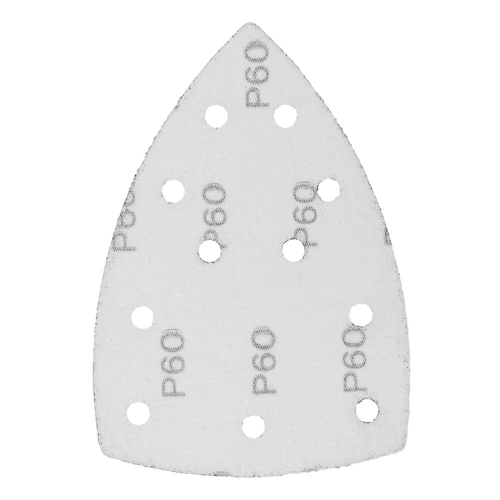 Треугольник абразивный на ворc. подложке под липучку, перф., P 60, 150х150х100 мм, 5 шт. Denzel (738587)