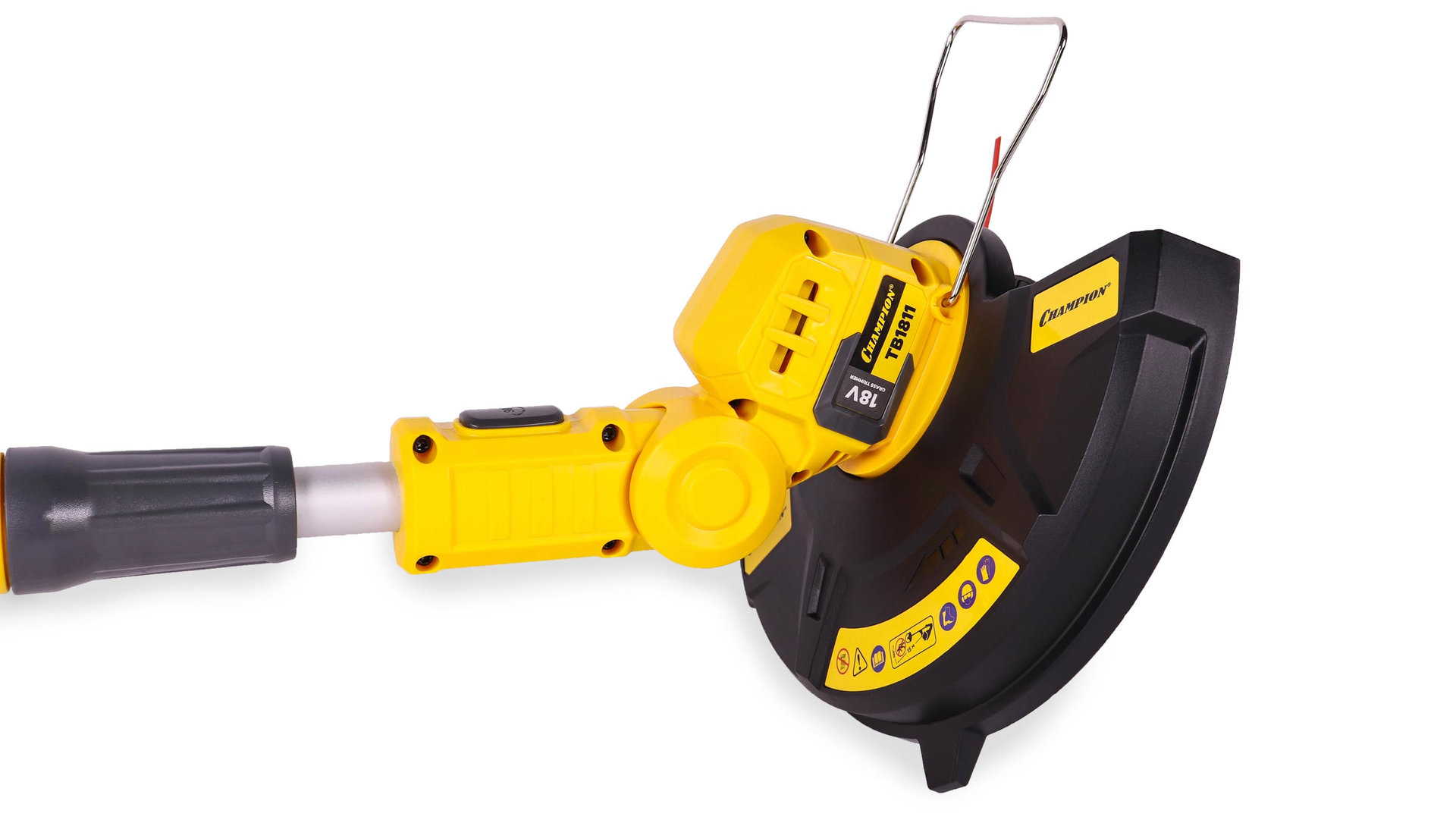 Триммер аккумуляторный CHAMPION TB1811 (18В4Ач Li-ion1,8кг100мин250мм1,8мм9000об/мин безАКБиЗУ) (TB1811)