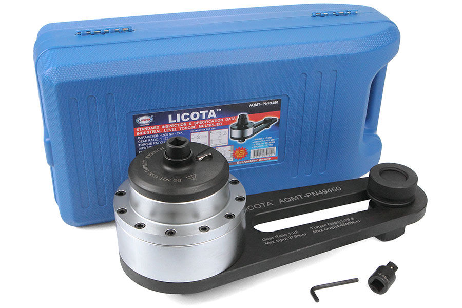 Усилитель крутящего момента, мультипликатор 1/16.8, 1/2 х 1-1/2, 4500 Нм, Licota, AQMT-PN49450