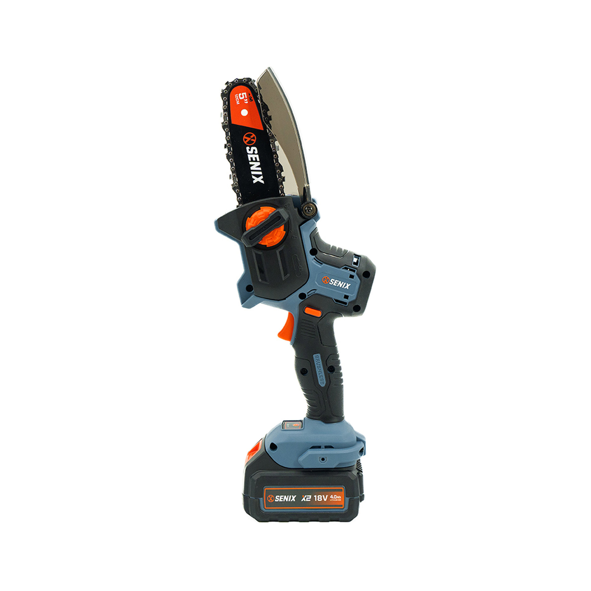 Пила цепная аккумуляторная, 12 см (5) X2 18В