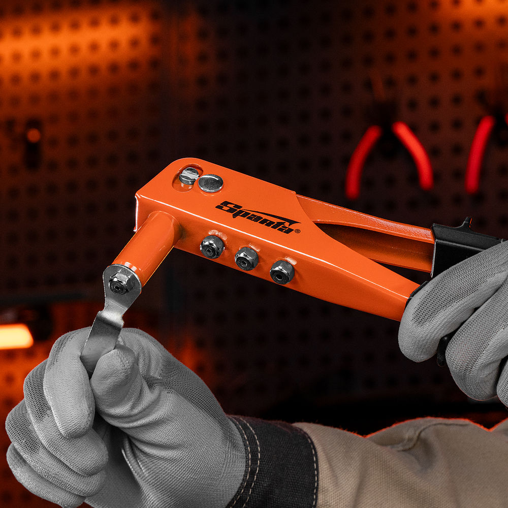 Заклепочник, 225 мм, заклепки 2.4-3.2-4.0-4.8 мм Sparta (40711)