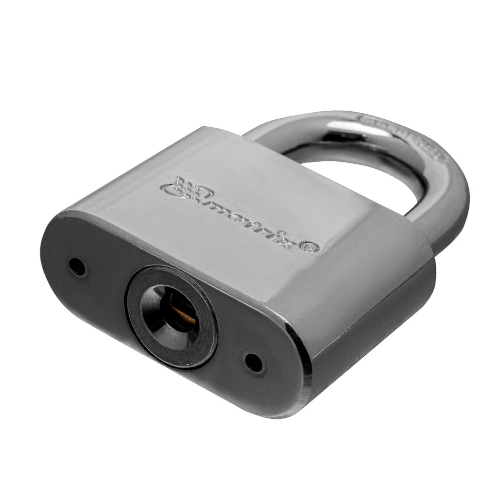 Замок навесной, хромированное покрытие 50 мм Matrix (91801)