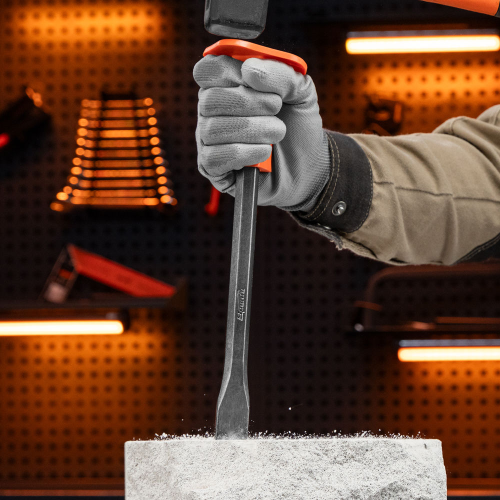 Зубило, 300 х 24 мм, с протектором, Sparta