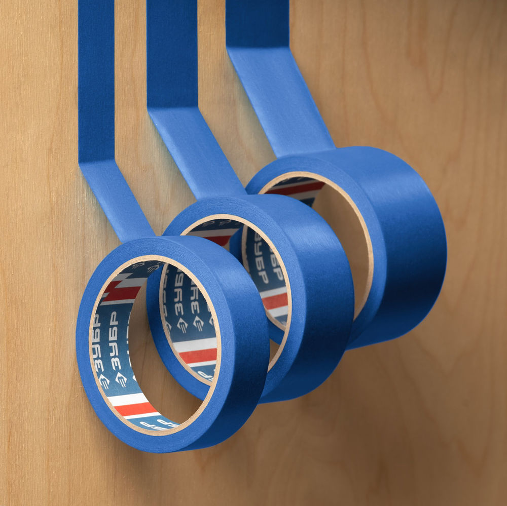 Лента малярная №100, 48 мм x 25 м, для гладких и слегка шероховатых поверхностей ЗУБР Профессионал 12141-48