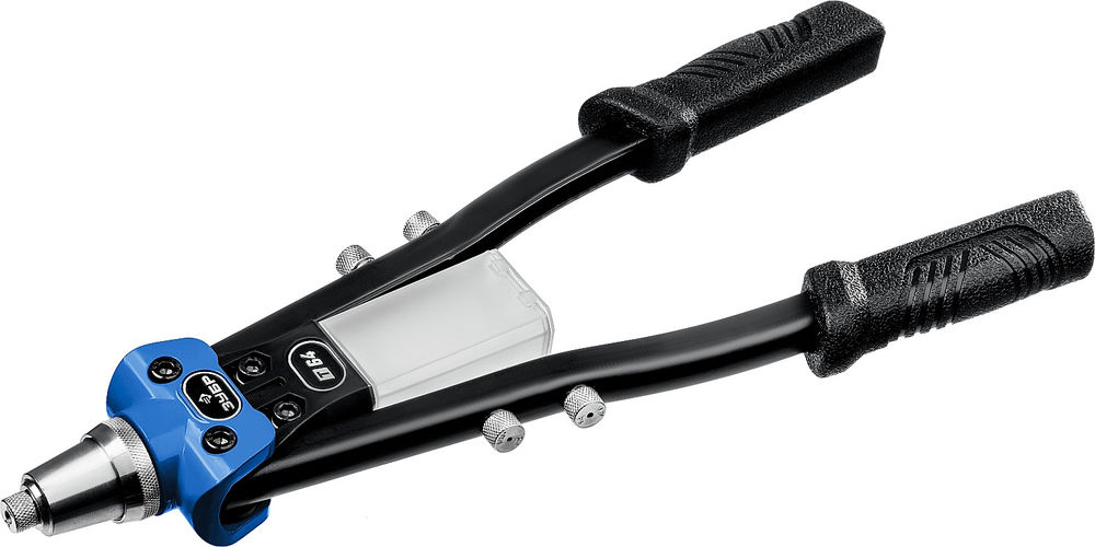 Заклёпочник двуручный усиленный 2.4–6.4 мм, 390 мм ЗУБР Профессионал 311971